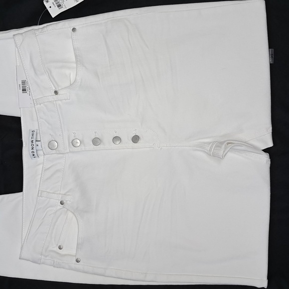And Now This Women's Perfect Skinny Exposed Button Skinny Jeans - White - Picture 5 of 12